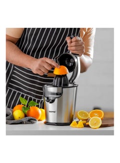 GEEPAS Stainless Steel Citrus Juicer with Aluminum Die Casting Handle 300 W GCJ46018 Silver  - Image 3
