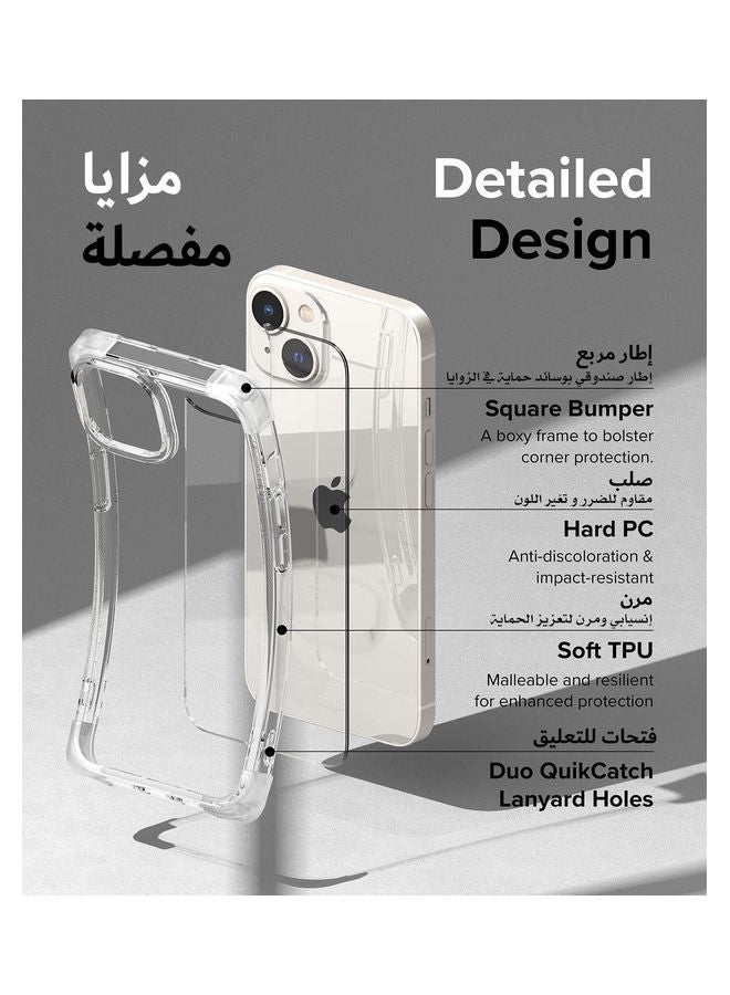 جراب iPhone 14 Plus TPU وغطاء PC بتصميم Fusion Bumper