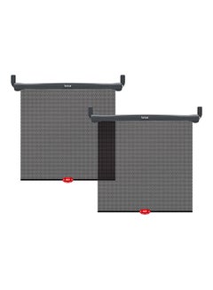 Car Window Sun Shades Provides Maximum Uva Uvb Protection Safe View Premium Mesh And Heat Alert System, Black Pack of 2 (Packaging May Vary) - v1684297859/N53406491A_1