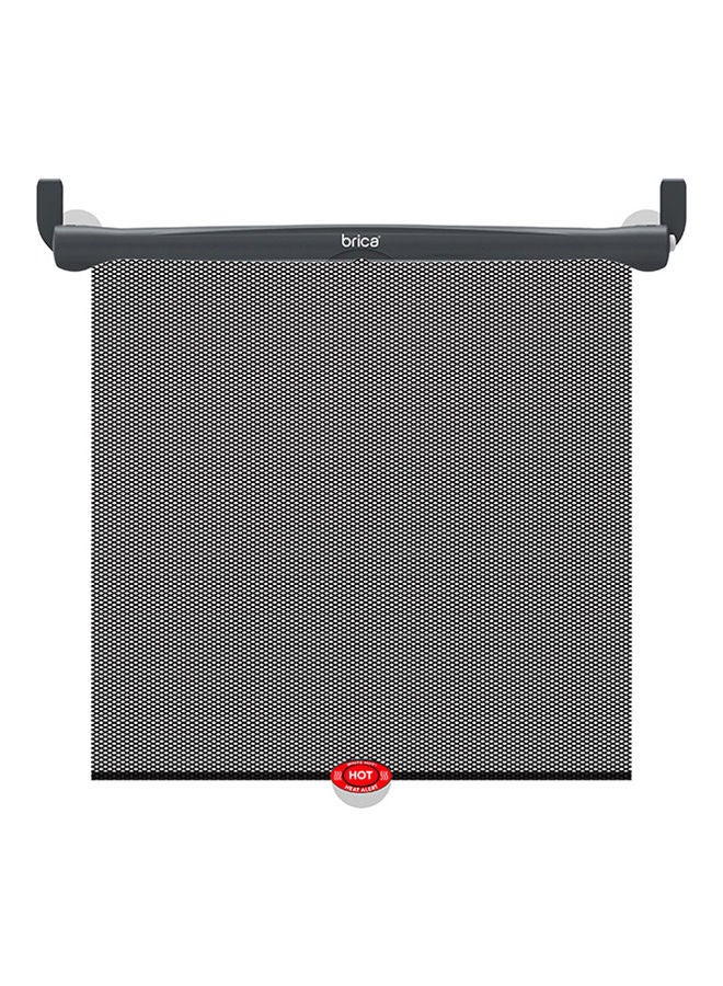 Munchkin Car Window Sun Shades Provides Maximum Uva Uvb Protection Safe View Premium Mesh And Heat Alert System, Black Pack of 2 (Packaging May Vary)  - Image 2