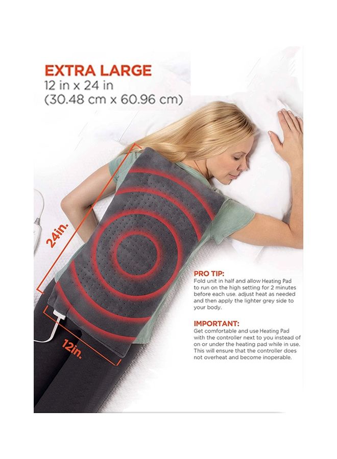 Toshionics Electric Weighted Calming Heating Pad With 9 Relaxing Combination Blanket Shawl Vibration Massager Therapy For Muscles And Relax Neck Shoulder Back Body Pain - Image 2