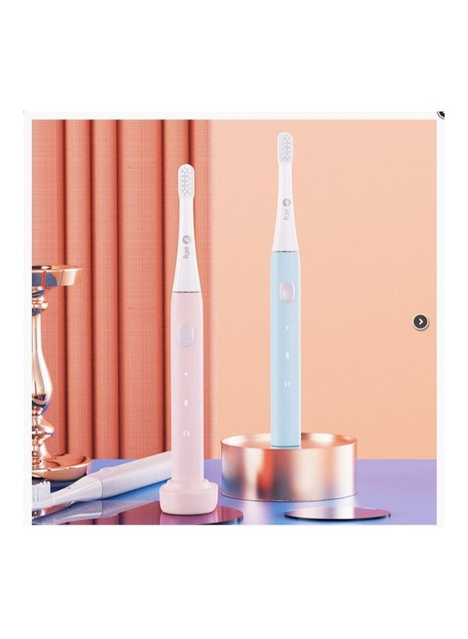 Rock Pow Rechargeable Sonic Electric Toothbrush With Timer Waterproof IPX7 Blue - Image 3