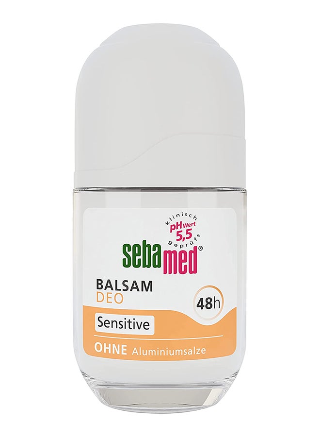Sebamed Balsam Roll On Deodorant No Aluminum Salts 48h 50ml - Image 1
