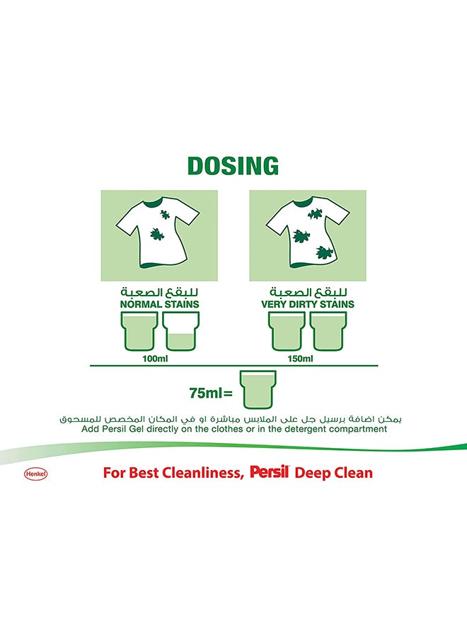 Persil Power Gel Liquid Laundry Detergent With Deep Clean Technology White Flower Green 1Liters  - Image 3