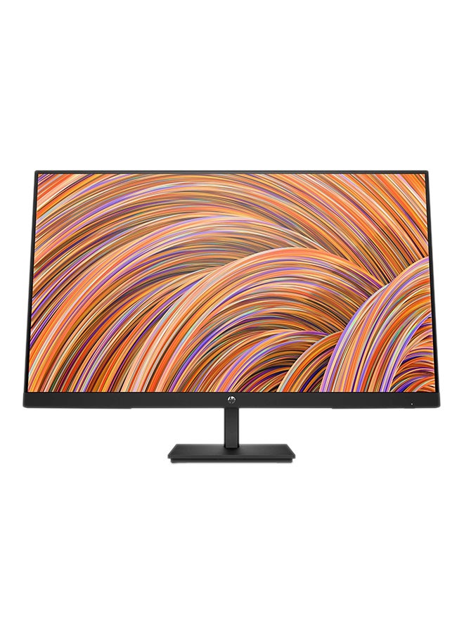 HP V27i G5 27" FHD IPS Monitor, 1920x1080, 75Hz, 5ms Response, AMD FreeSync, Low Blue Light, Flicker-Free, 250 nits Brightness, 1000:1 Contrast, 3-Sided Micro-Edge, HDMI 1.4, DisplayPort 1.2, VGA, VESA Mountable, Tilt Adjustment, Energy Star, Black | 65P64AA Black - Image 1