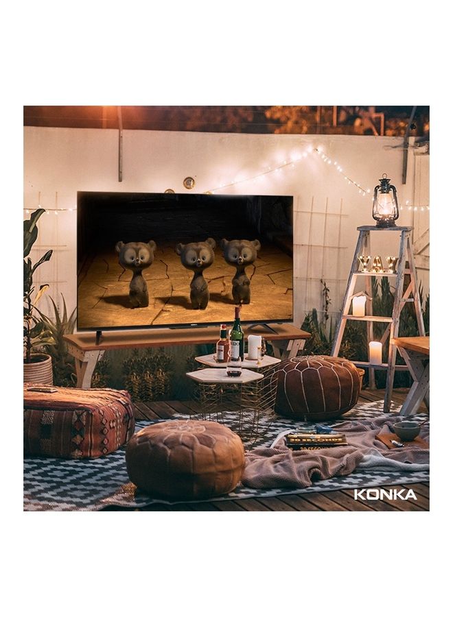 KONKA - 65 inch, 4K UHD, Frameless, Android 11, Google assistant, Chromecast, Google play store, UHD Quad Core, HDR10, Mobile Screen Share, HDMI USB, Dolby, 680 Series (65) 1 Year warranty UDG65QR680ANT Black - Image 1