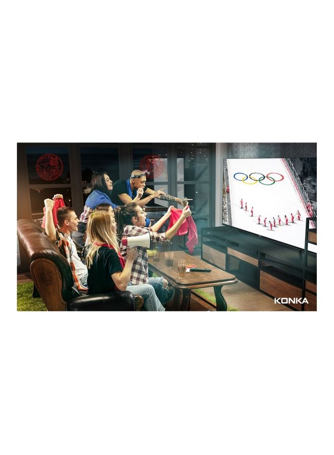 KONKA - 65 inch, 4K UHD, Frameless, Android 11, Google assistant, Chromecast, Google play store, UHD Quad Core, HDR10, Mobile Screen Share, HDMI USB, Dolby, 680 Series (65) 1 Year warranty UDG65QR680ANT Black - Image 1