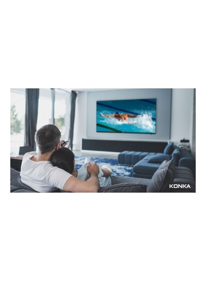 KONKA - 65 inch, 4K UHD, Frameless, Android 11, Google assistant, Chromecast, Google play store, UHD Quad Core, HDR10, Mobile Screen Share, HDMI USB, Dolby, 680 Series (65) 1 Year warranty UDG65QR680ANT Black - Image 1