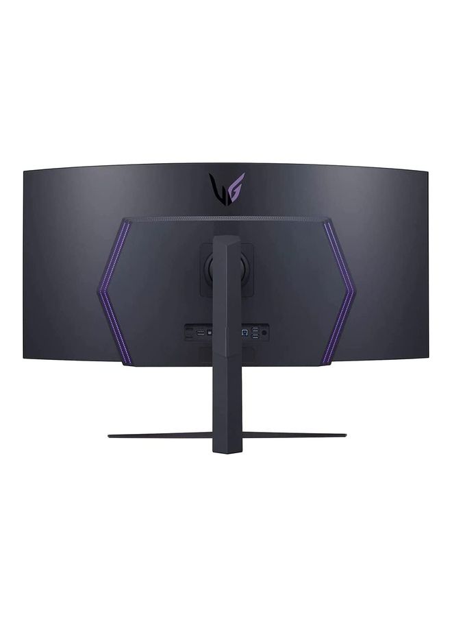 LG - LG 45GR95QE-B 45'' UltraGear WQHD OLED Curved Monitor, 240Hz Refresh Rate, 0.03ms Response Time, 21:9 Aspect Ratio, 1.07B Color Depth, 178º Viewing Angle, HDR 10, 45GR95QE-B Black - Image 1