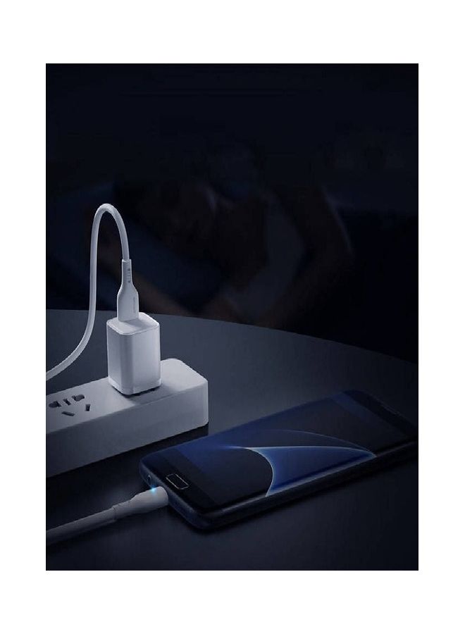 Micro Usb Fast Quick Charger Cable Usb To Usb 2.4A Android Charging Cord Compatible For Galaxy S7 S6, Note, LG, Nexus, Nokia, PS4, Controller Black