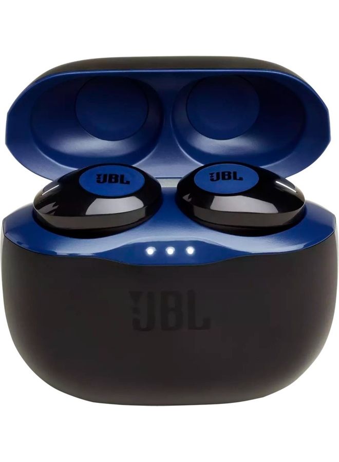 JBL - Tune 120TWS True Wireless Bluetooth In Ear Earphones With Charging Case Blue - Image 1