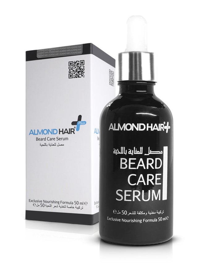 Almond Hair Beard Care Serum Clear 50ml  - Image 1