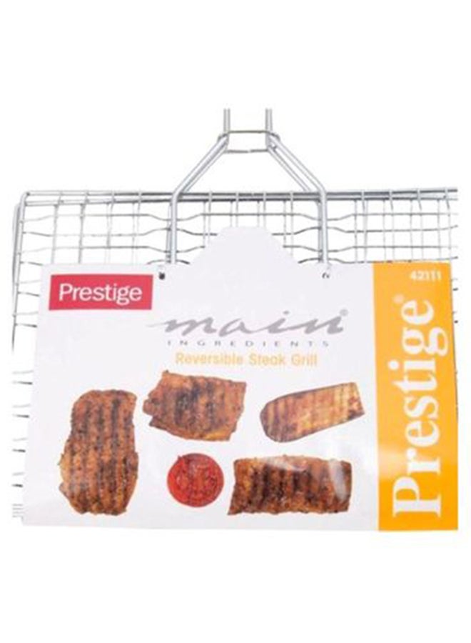 Prestige Bbq Reversible Gril Silver/Black  - Image 3