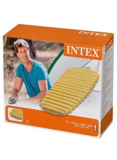 INTEX Camping Airbed Yellow 76x183x10cm  - Image 2