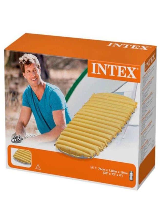 INTEX Camping Airbed Yellow 76x183x10cm  - Image 2