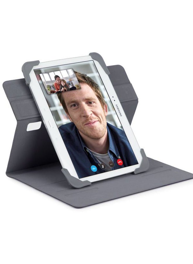 Fit N' Grip 7 To 8-Inch Rotating Universal Tablet Case Grey