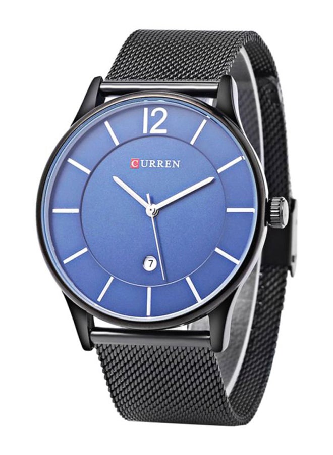 CURREN Men's Water Resistant Analog Wrist Watch 8231 - 42 mm -Black - Image 2