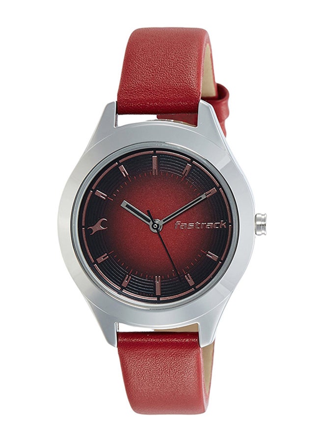 fastrack Women's Leather Analog Watch 6153SL01  - Image 1