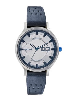 fastrack Men's Leather Analog Watch 6166SL01  - Image 1