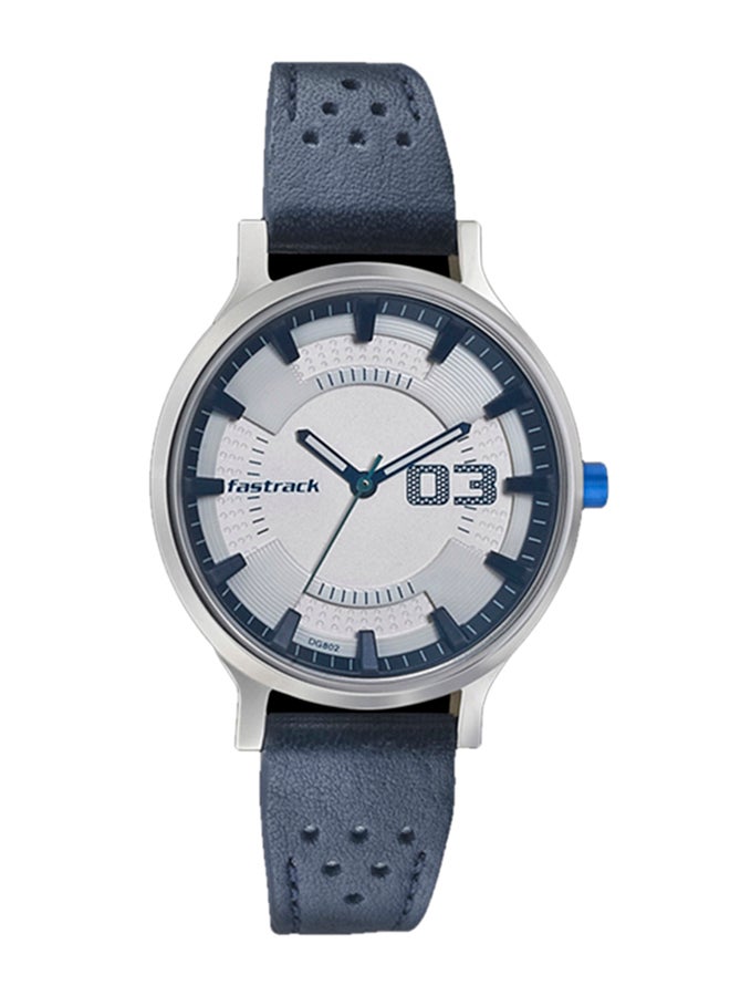 fastrack Men's Leather Analog Watch 6166SL01 - Image 1