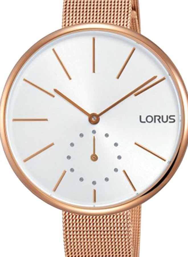 لوراس ساعة يد من الإستانليس إستيل بعقارب طراز RN420AX9 للنساء - Image 4