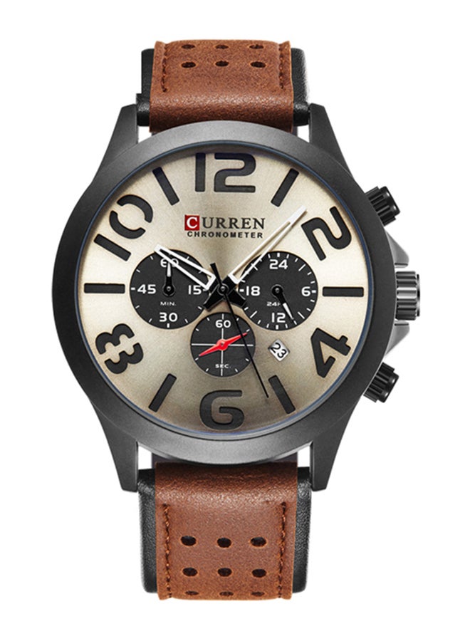 CURREN Men's Water Resistant Chronograph Watch 8244 - Image 1