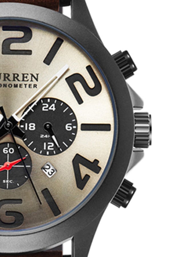 CURREN Men's Water Resistant Chronograph Watch 8244 - Image 2