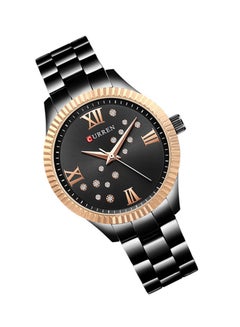 CURREN Women's Water Resistant Alloy Analog Watch 9009 - 36 mm - Black  - Image 5