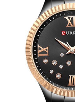CURREN Women's Water Resistant Alloy Analog Watch 9009 - 36 mm - Black  - Image 3