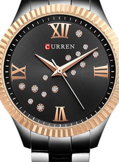 CURREN Women's Water Resistant Alloy Analog Watch 9009 - 36 mm - Black  - Image 4