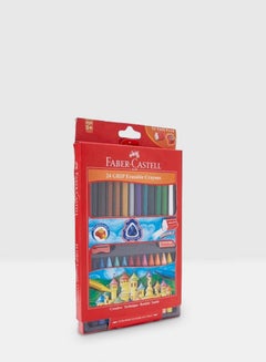 Faber-Castell-Grip Erasable Crayons 90Mm Multicolour