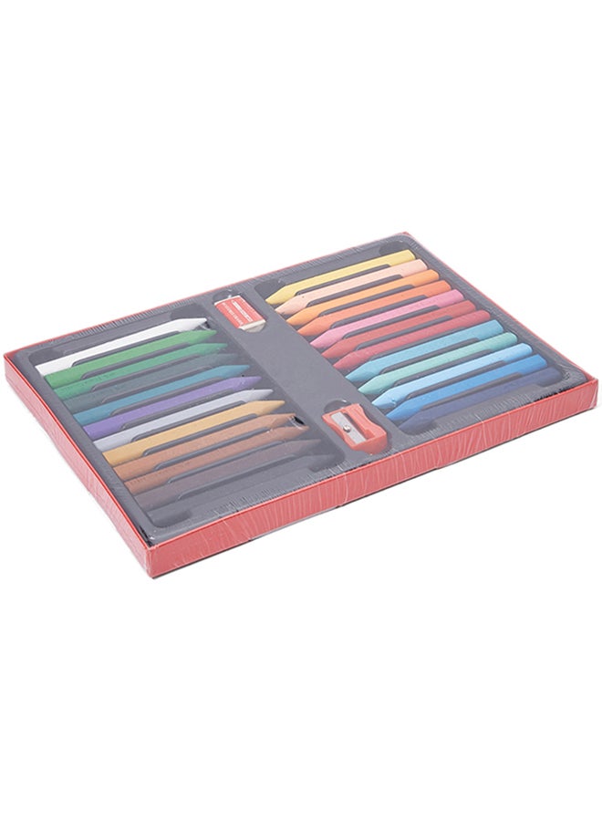 FABER-CASTELL - Faber-Castell-Grip Erasable Crayons 90Mm Multicolour - Image 1