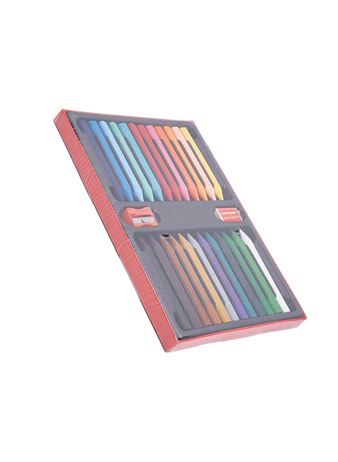 FABER-CASTELL - Faber-Castell-Grip Erasable Crayons 90Mm Multicolour - Image 1