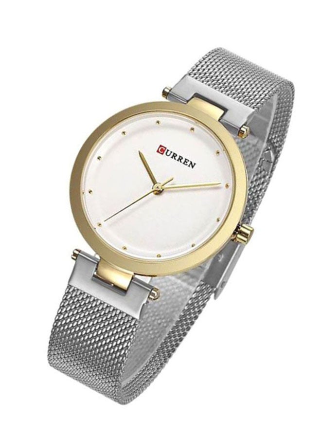 CURREN - Women's Water Resistant Analog Watch 9005 - 26 mm - Silver - Image 1