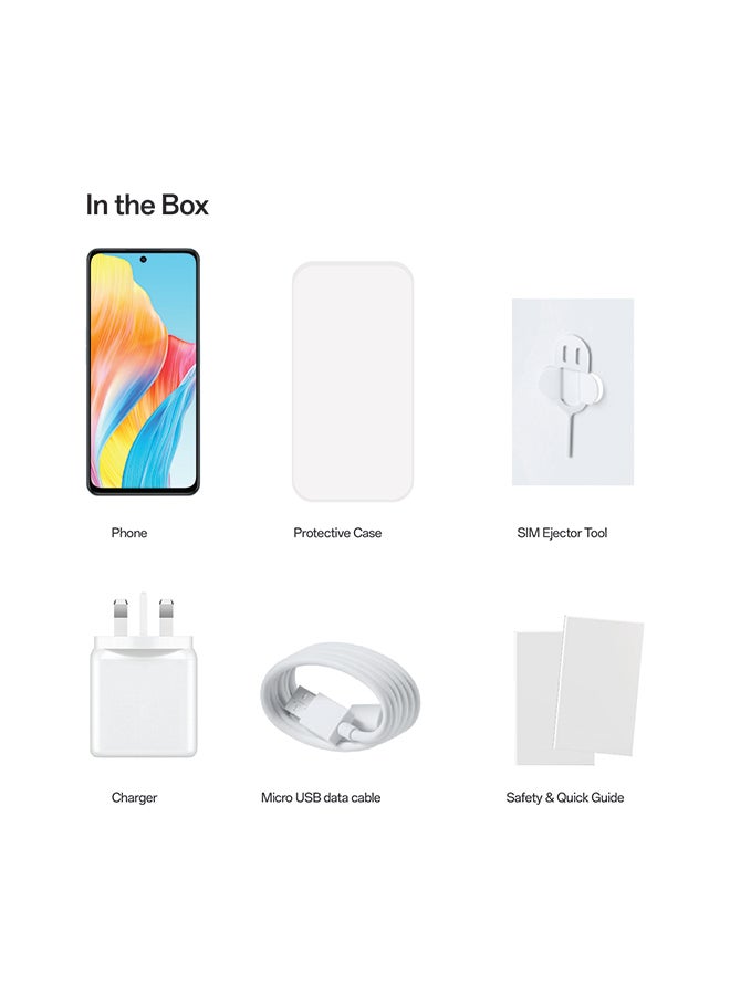 OPPO - A98 5G Dual Sim Dreamy Blue 8GB RAM 256GB with Calk Earbuds- Middle East Version - Image 1