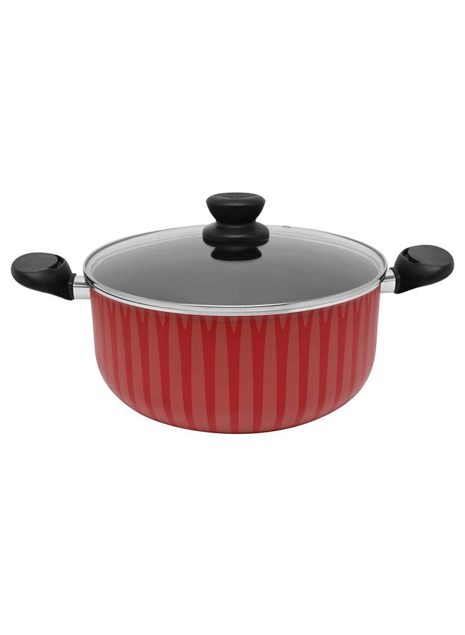Trust 8-Piece Cookware Set Red/Brown/Black - Image 2