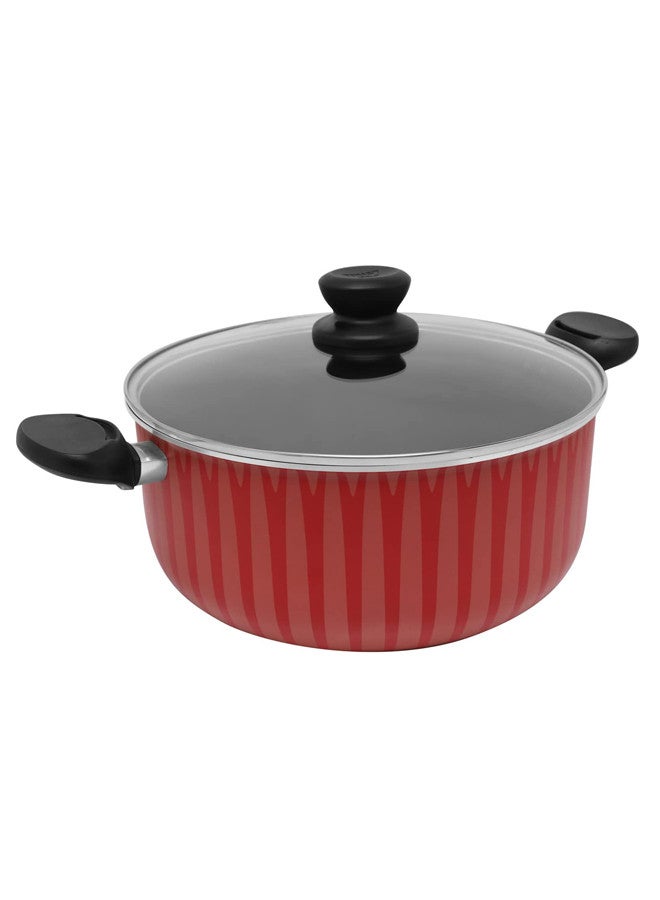 Trust 8-Piece Cookware Set Red/Brown/Black - Image 3