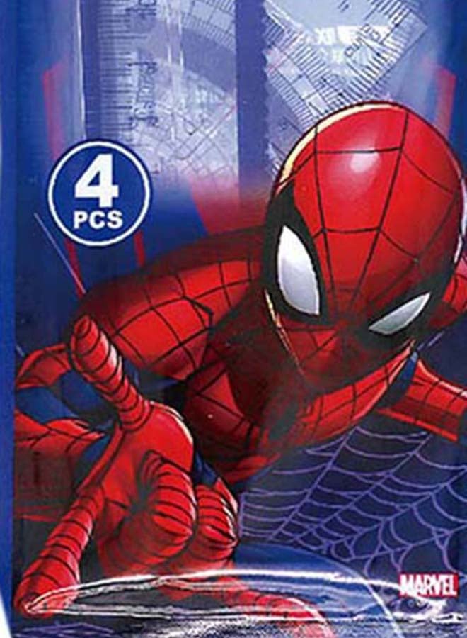 MARVEL - Safe Cartoon Plastic Ruler Set BLue - Image 1