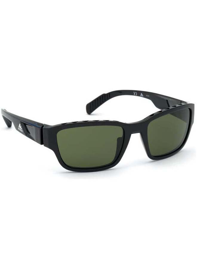 اديداس نظارة شمسية بإطار مستطيل الشكل طراز SP000701N57 للرجال - Image 4