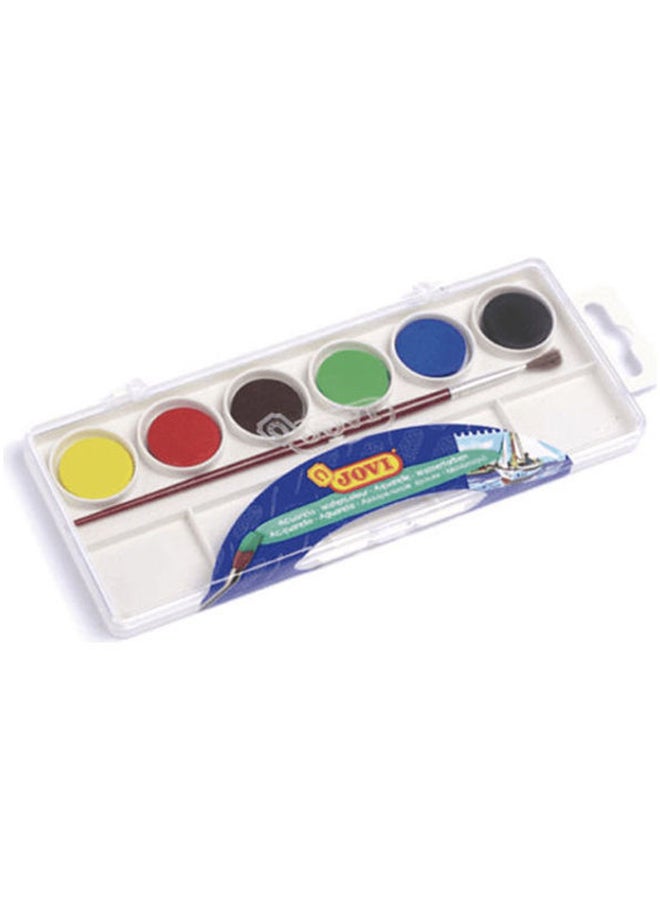 جوفي أقراص ألوان مائية بألوان متنوعة متعدد الألوان - Image 1