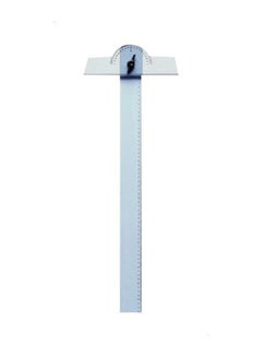 T Shaped Plastic Ruler - 60 Cm Blue