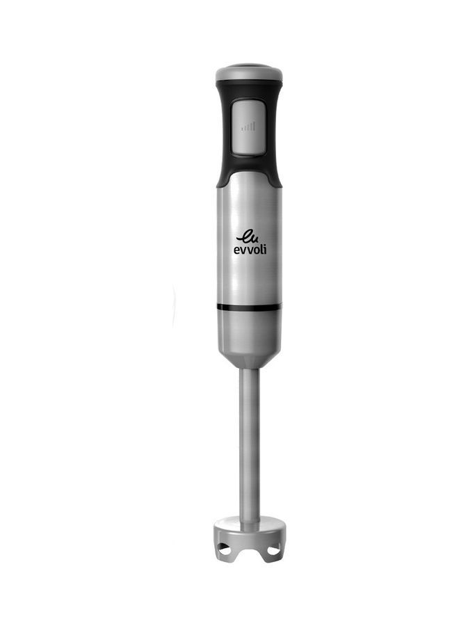 evvoli 6-In-1 Stainless Steel Stem Hand Blender With Food processor 2l, Whisk, Potato Masher, Beaker 600 ml and Chopper 1000 ml EVKA-HBL6B Black  - Image 2