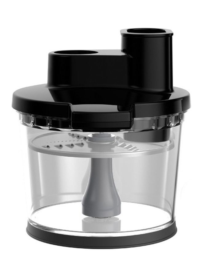 evvoli 6-In-1 Stainless Steel Stem Hand Blender With Food processor 2l, Whisk, Potato Masher, Beaker 600 ml and Chopper 1000 ml EVKA-HBL6B Black  - Image 3