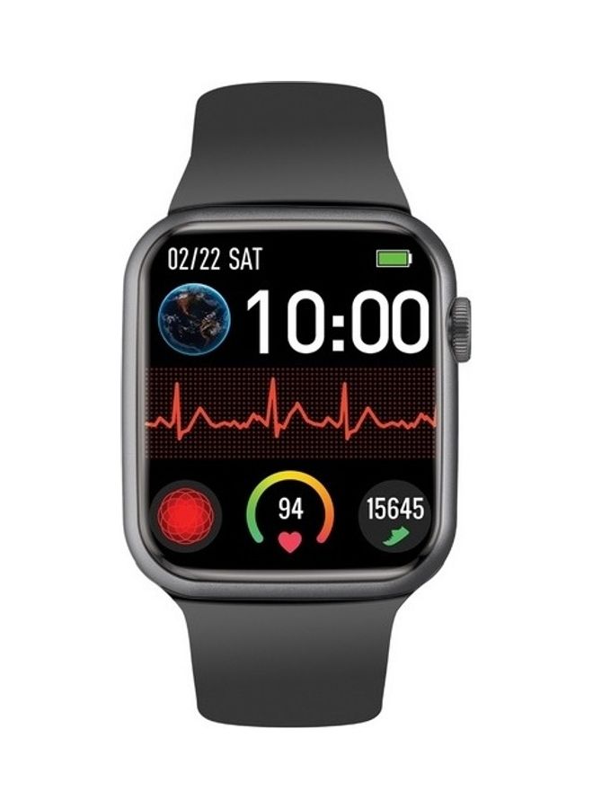 PROMATE - Smart Watch, Bluetooth 5.1 Health and Fitness Tracker with 1.9” TFT Display, 10-15 Day Battery Life, 100 Watch Faces, 30 Sports Modes and IP67 Water Resistance for iPhone 14, Galaxy S22, XWatch-B19 Graphite - Image 1