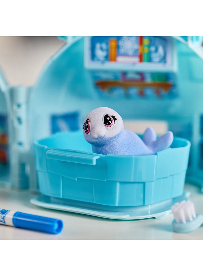 Scribble Scrubbie Pets Arctic Igloo Playset 13.02x16.04x12.86cm
