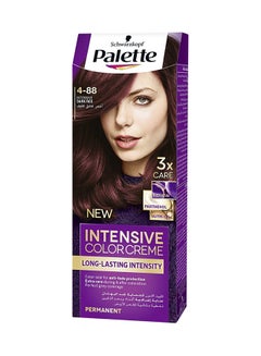 Palette Intensive Permanent Color Cream 4-88, Intensive Dark Red 4-88, Intensive Dark Red 50ml , 50ml , & 10ml  - Image 1