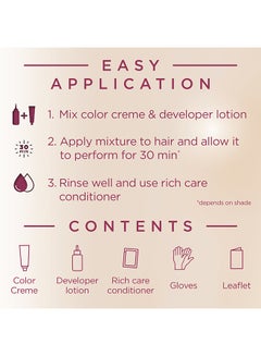 Palette Intensive Permanent Color Cream 4-88, Intensive Dark Red 4-88, Intensive Dark Red 50ml , 50ml , & 10ml  - Image 3