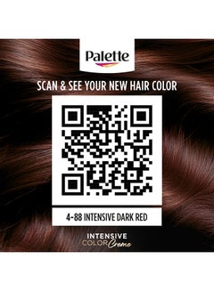 Palette Intensive Permanent Color Cream 4-88, Intensive Dark Red 4-88, Intensive Dark Red 50ml , 50ml , & 10ml  - Image 5