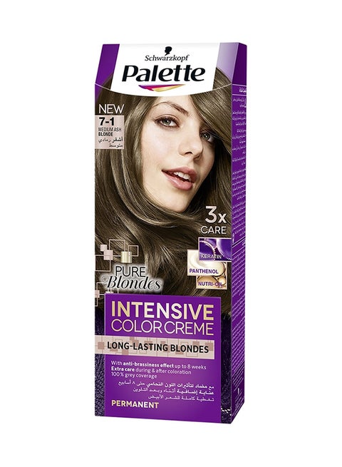 Intensive Colour Cream Cool 7-1 Medium Ash Blonde 110ml
