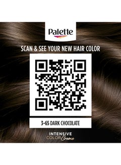Palette Intensive Color Cream 3-65, Dark Chocolate 50+50+10ml  - Image 5